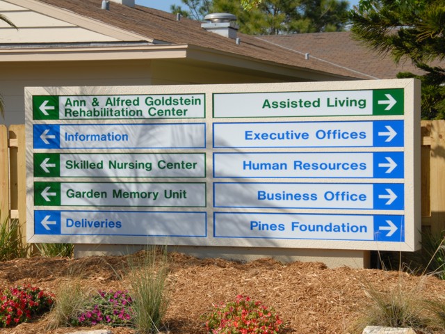 Monument Sign for Pines of Sarasota. CLICK HERE to return to main portfolio page.