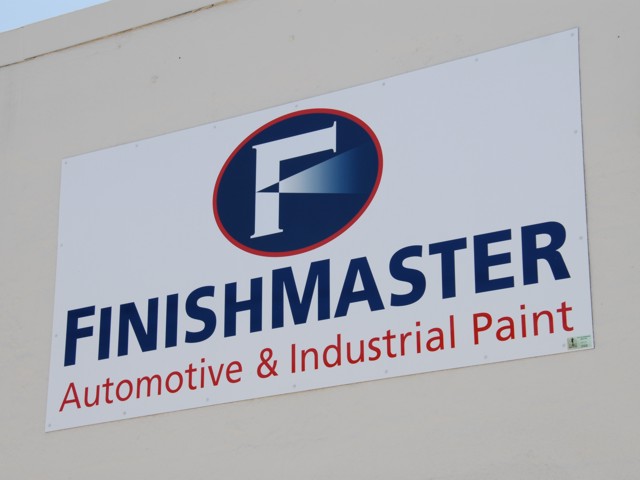 Non-Illuminated Wall Sign for FinishMaster. CLICK HERE to return to main portfolio page.