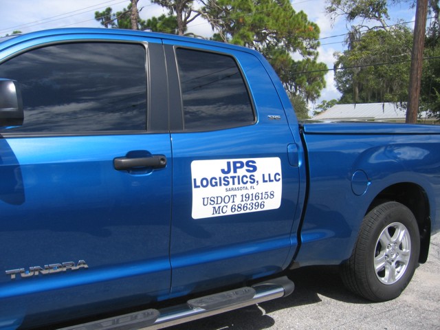 Vehicle Magnets for JPS Logistics LLC. CLICK HERE to return to main portfolio page.