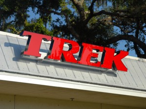 Channel letters for Trek. To see more channel letters like this, CLICK HERE to view the channel letter section of our Portfolio page.