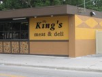 Dimensional Letters for King's Meat & Deli. CLICK HERE to see this photo full size.