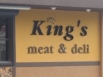 Dimensional Letters for King's Meat & Deli. CLICK HERE to see this photo full size.