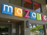 Dimensional Letters for Mozaic Restaurant. CLICK HERE to see this photo full size.